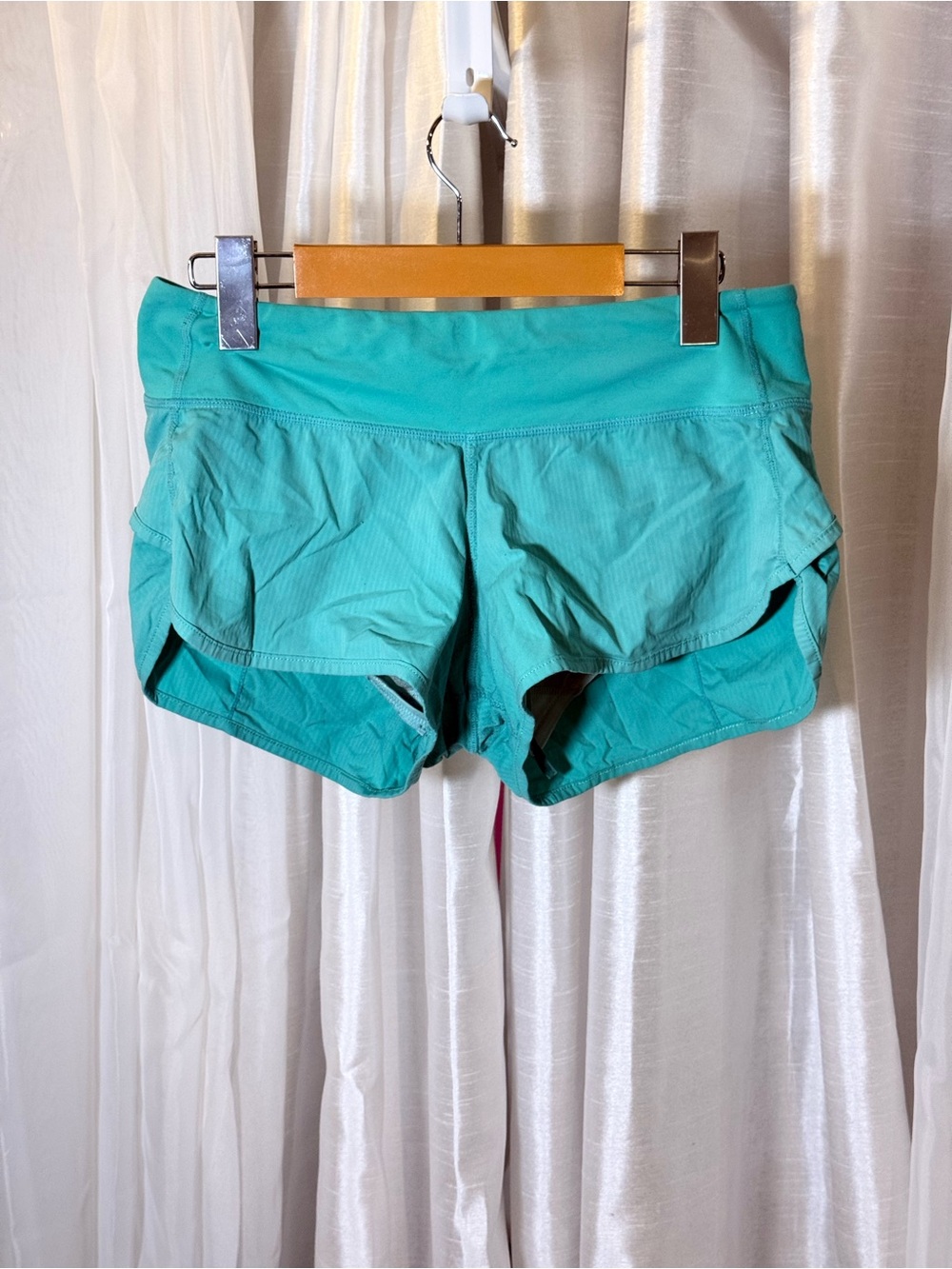 lululemon athletica Teal Athletic Running Shorts